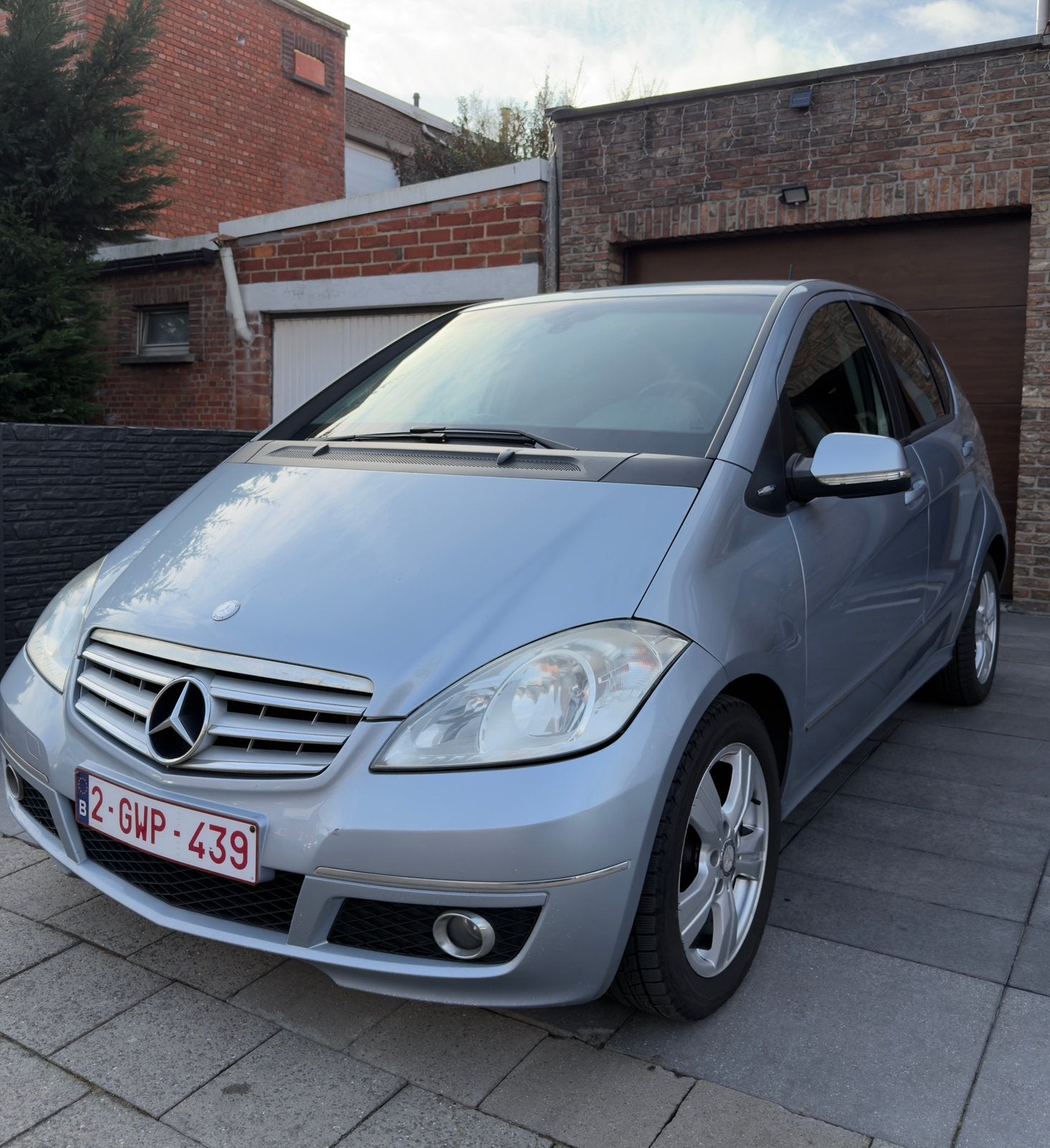 Mercedes A150 Automaat/ Airco/ Avantgarde, Autos, Classe A, Achat, Capteur de stationnement, Noir