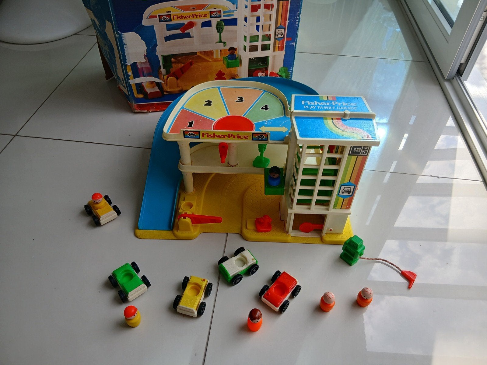 Fisher Price garage, Kinderen en Baby's, Ophalen of Verzenden