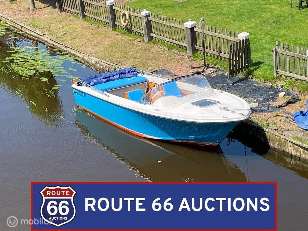 Mistral GT Speedboat | 1973 | Route 66 Auctions, Auto's, Overige merken, Zwart, Bedrijf, Handgeschakeld