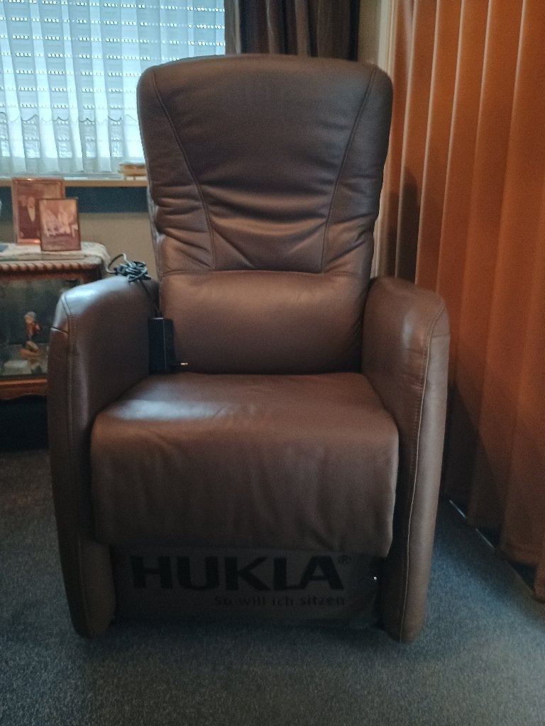 Relax zetel Hukla AP02, Maison & Meubles, Fauteuils, Enlèvement, Comme neuf, Cuir