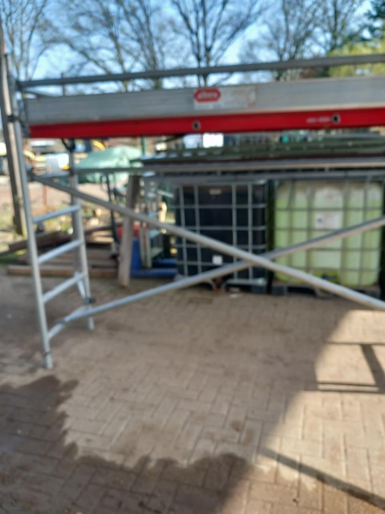 Altrex stelling 70 m br 3,05 lang., Ophalen