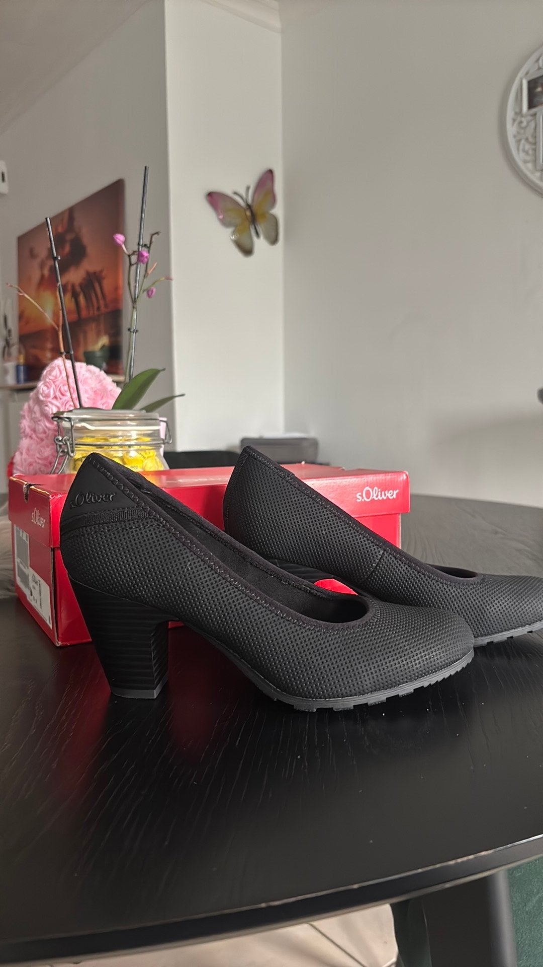 Dames pumps maat 38, Enlèvement ou Envoi, Escarpins, Comme neuf, Noir