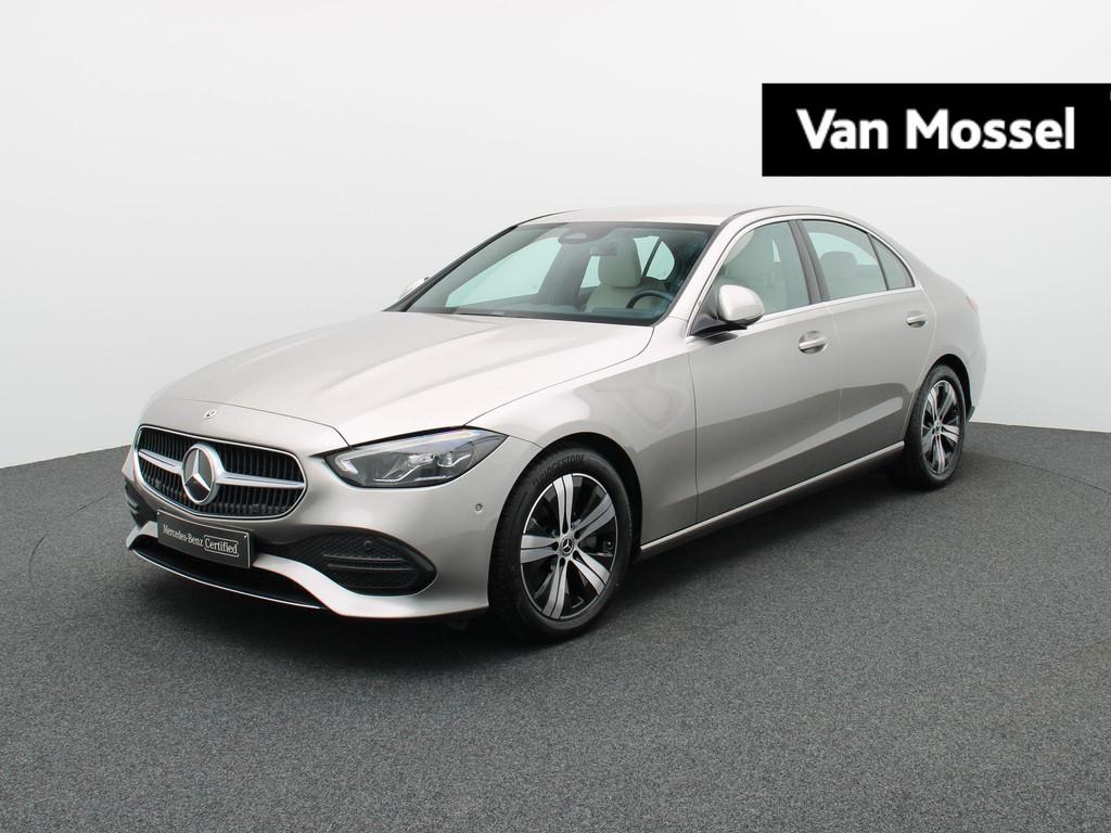 Mercedes-Benz C 200 d Luxury Line sedan + LEDER + CARPLAY +, Auto's, 4 deurs, 4 cilinders, Bedrijf, https://public.car-pass.be/vhr/d8189837-2e60-4c6c-b196-08dcbec6bd69