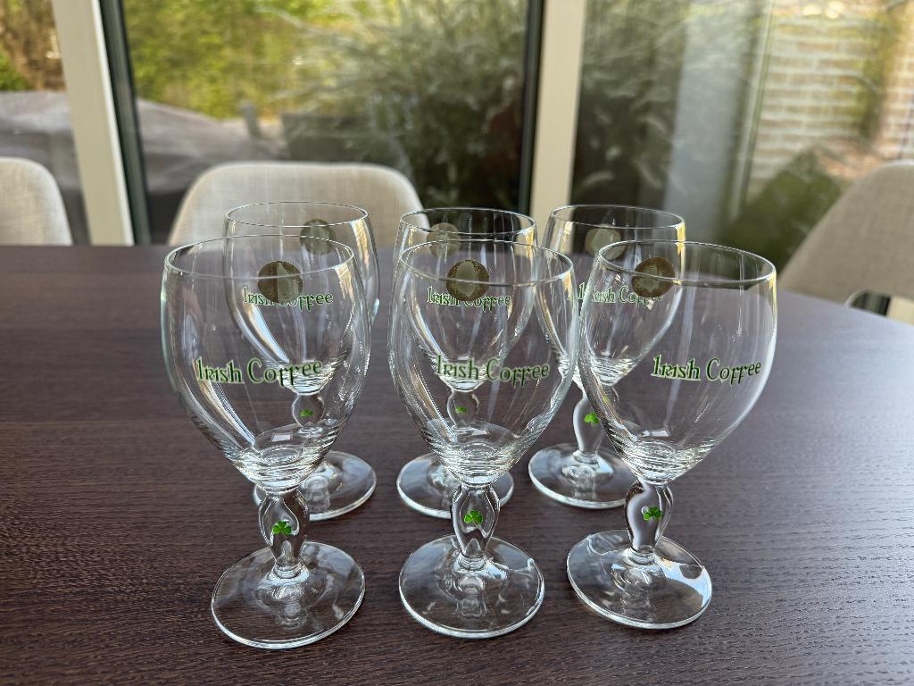 6 kristallen Irish coffee glazen Zwiesel, Enlèvement ou Envoi, Comme neuf