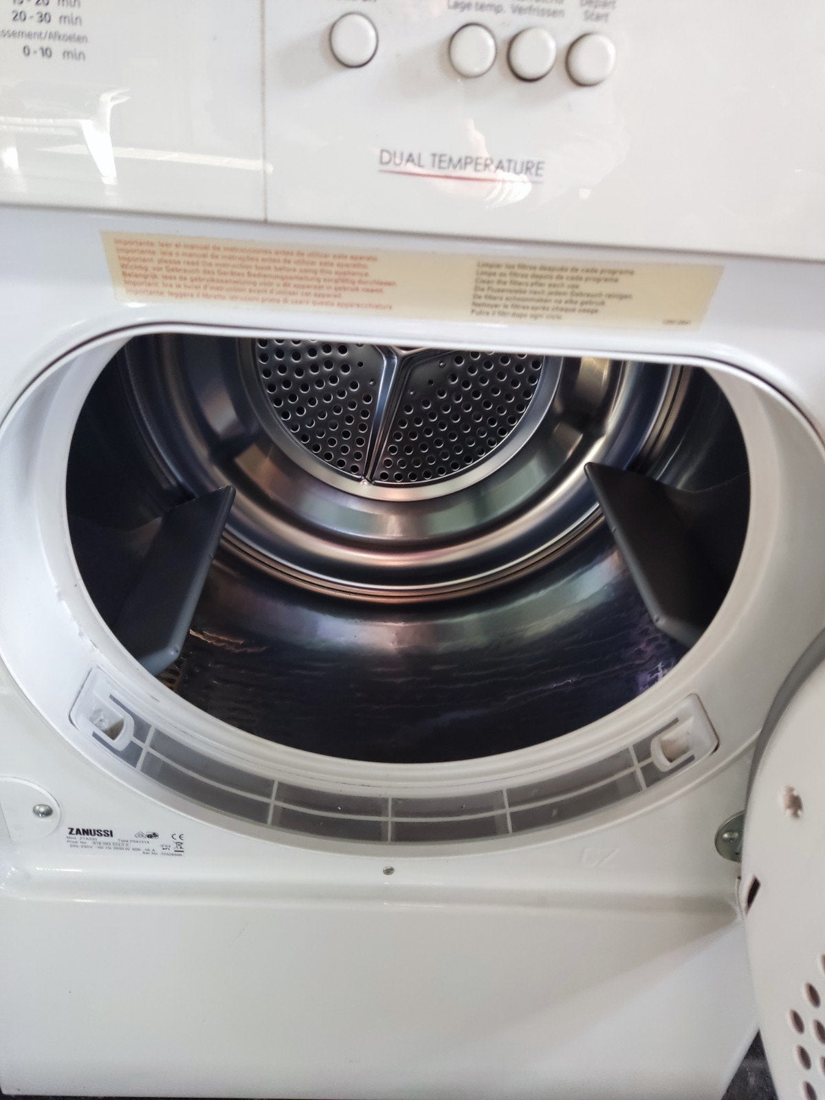 droogkast Zanussi, Enlèvement