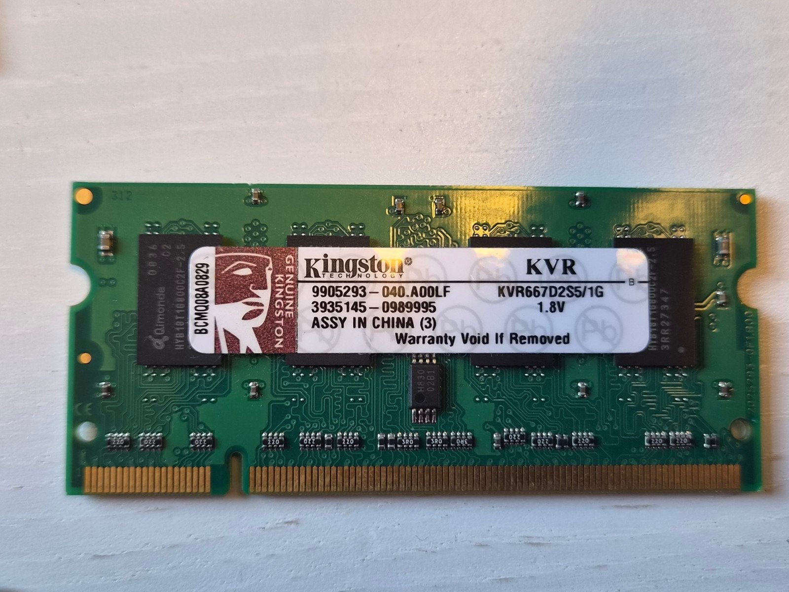 Kingston 1 Go DDR2 SODIMM, Ophalen of Verzenden
