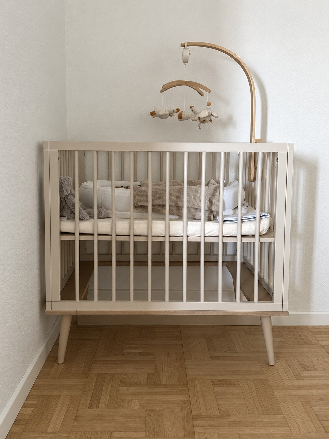 QUAX Flow Clay park / box + matras | Nieuwstaat, Kinderen en Baby's, Babyparken, Ophalen, Zo goed als nieuw, Rechthoekig, In hoogte verstelbaar