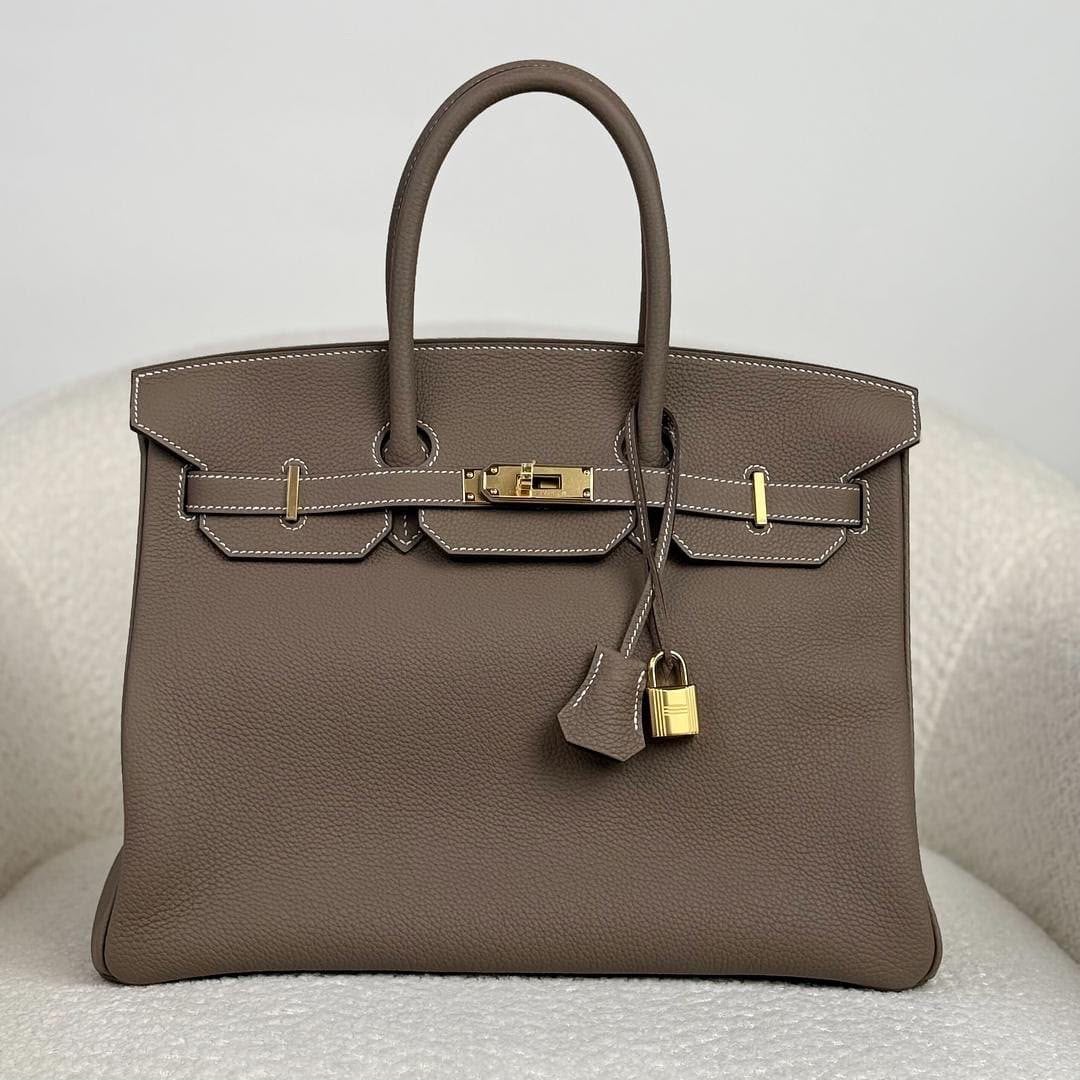 Birkin 35-Taupe Togo leder-S.C.G., Ophalen of Verzenden, Nieuw