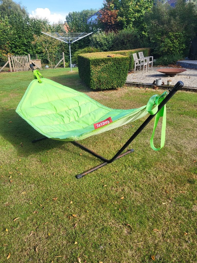 Hangmat FATBOY, Tuin en Terras, Hangmatten, Ophalen, Gebruikt, Meerpersoons, Met standaard