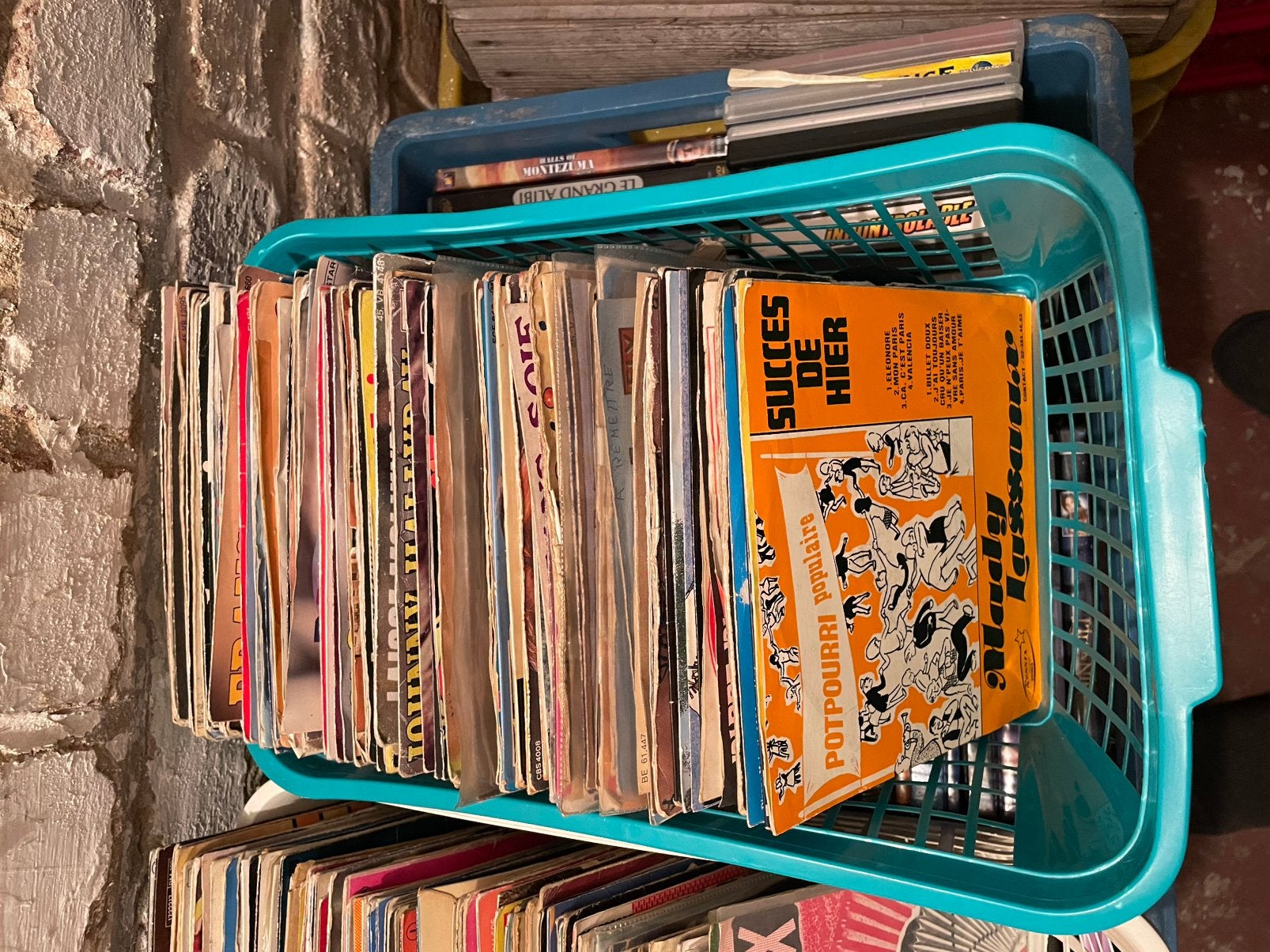 Lot vinyles 45 tours, CD & DVD, Enlèvement, Comme neuf