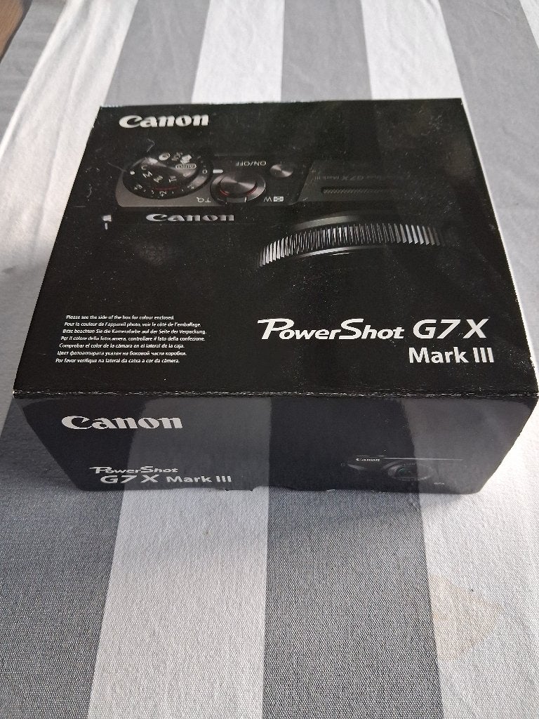 Canon Powershot G7X Mark III, 20 mégapixels, Canon, 4 à 7 fois, Comme neuf