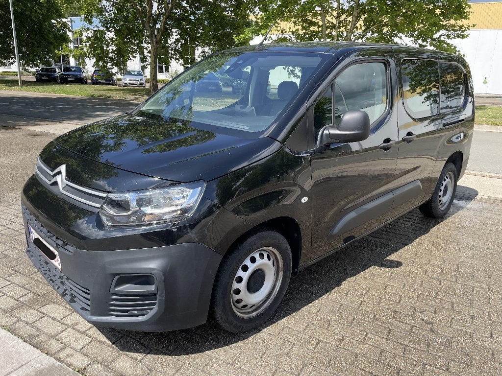 Citroen Berlingo 1.5HDI 2020 lichte vracht, Auto's, Citroën, 75 kW, Stof, Zwart, Parkeersensor