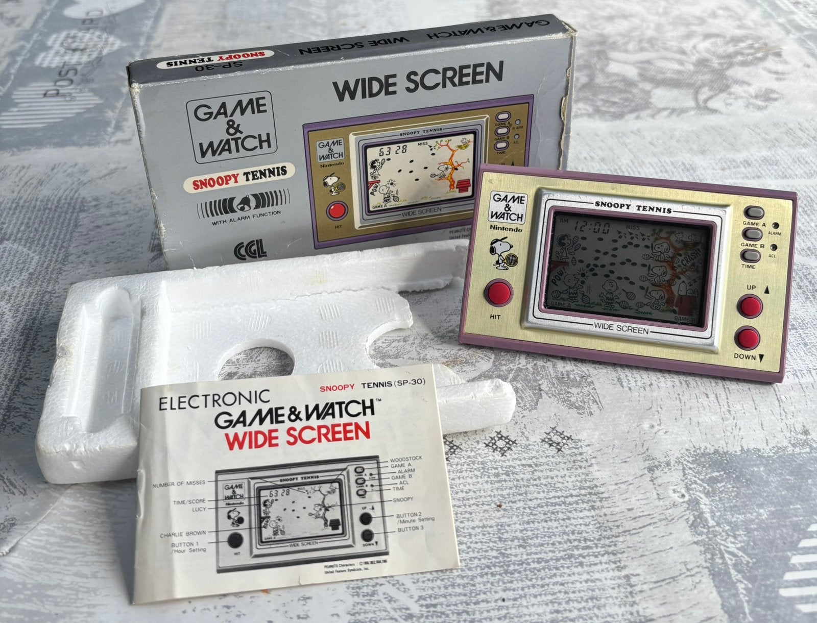 Nintendo Game&Watch Snoopy Tennis 1982 SP-30 Boxed, Consoles de jeu & Jeux vidéo, Enlèvement ou Envoi, Utilisé, Autres modèles