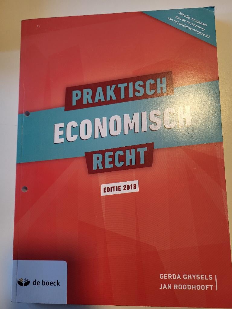 Praktisch economisch recht, Ophalen of Verzenden, Nieuw, Hogeschool