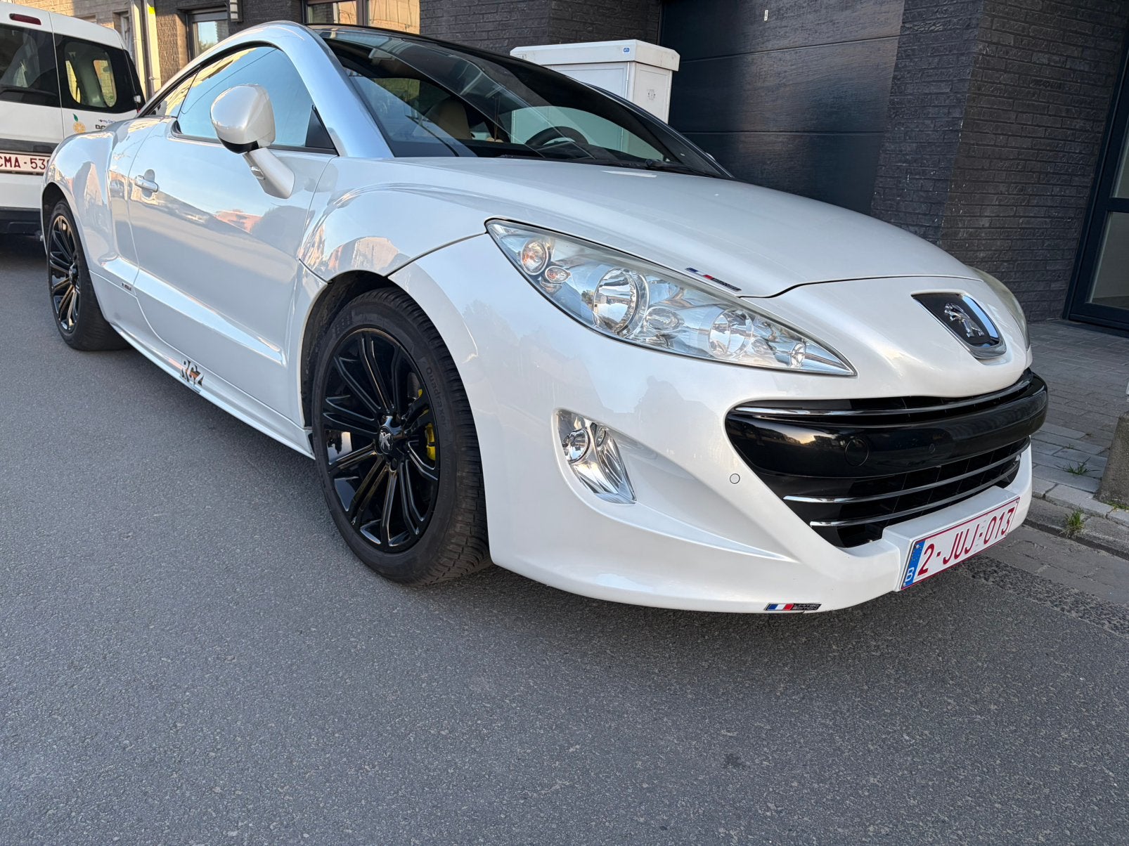 Peugeot RCZ in showroomstaat Special Version Vele opties, Auto's, Voorwielaandrijving, 4 cilinders, Wit, Leder