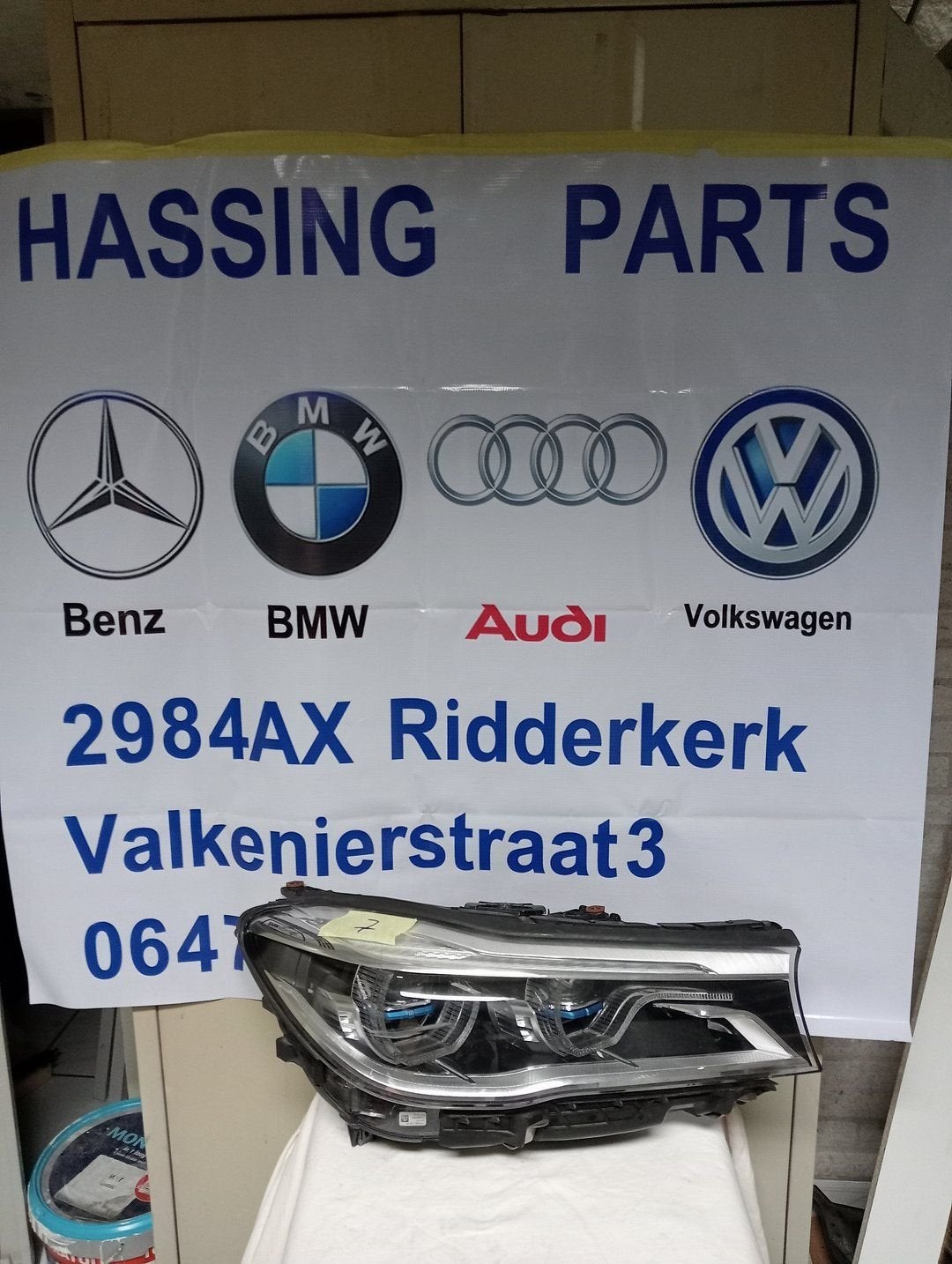BMW 7 G11 G12 KOPLAMP 740870301, -, Utilisé, -, Enlèvement ou Envoi