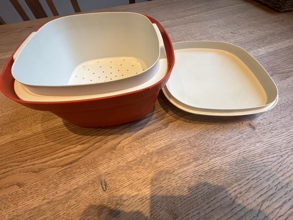 Tupperware serveerwonder, Enlèvement ou Envoi, Utilisé, Crème, Récipient ou Bol