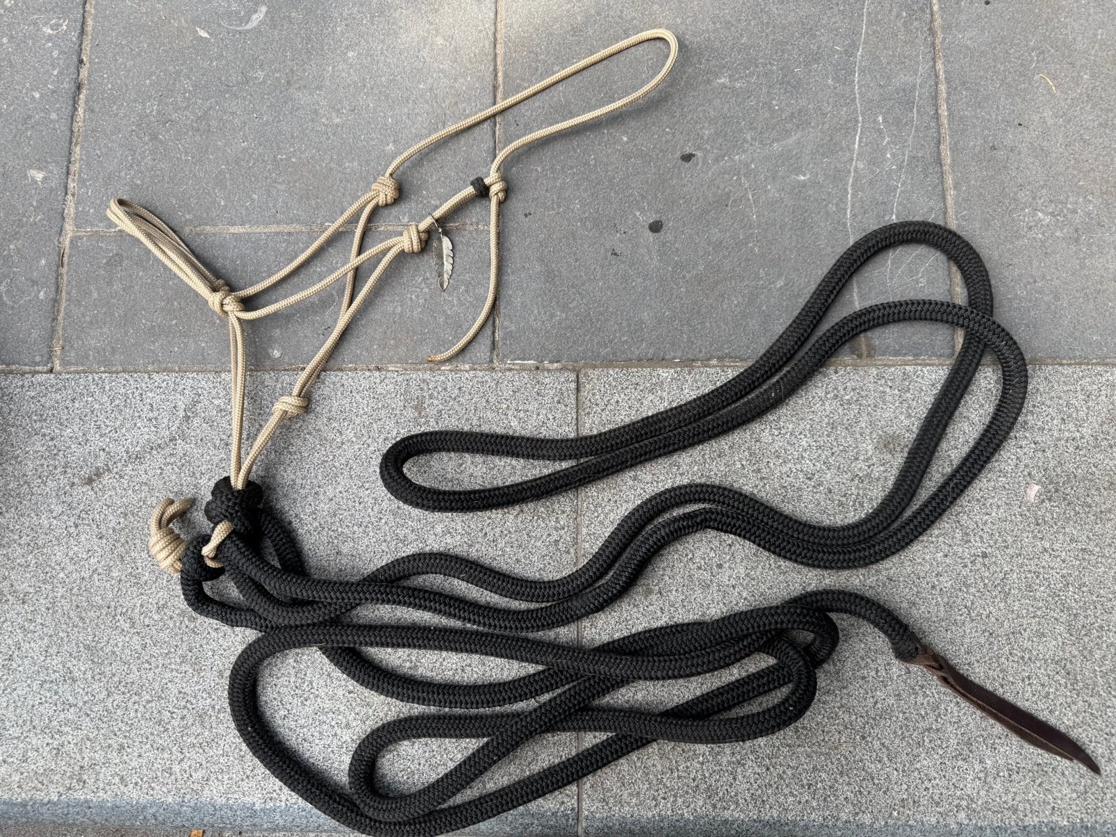 Natural hackamore / bitloos rijden, Autres tailles, Comme neuf, Enlèvement, Beige