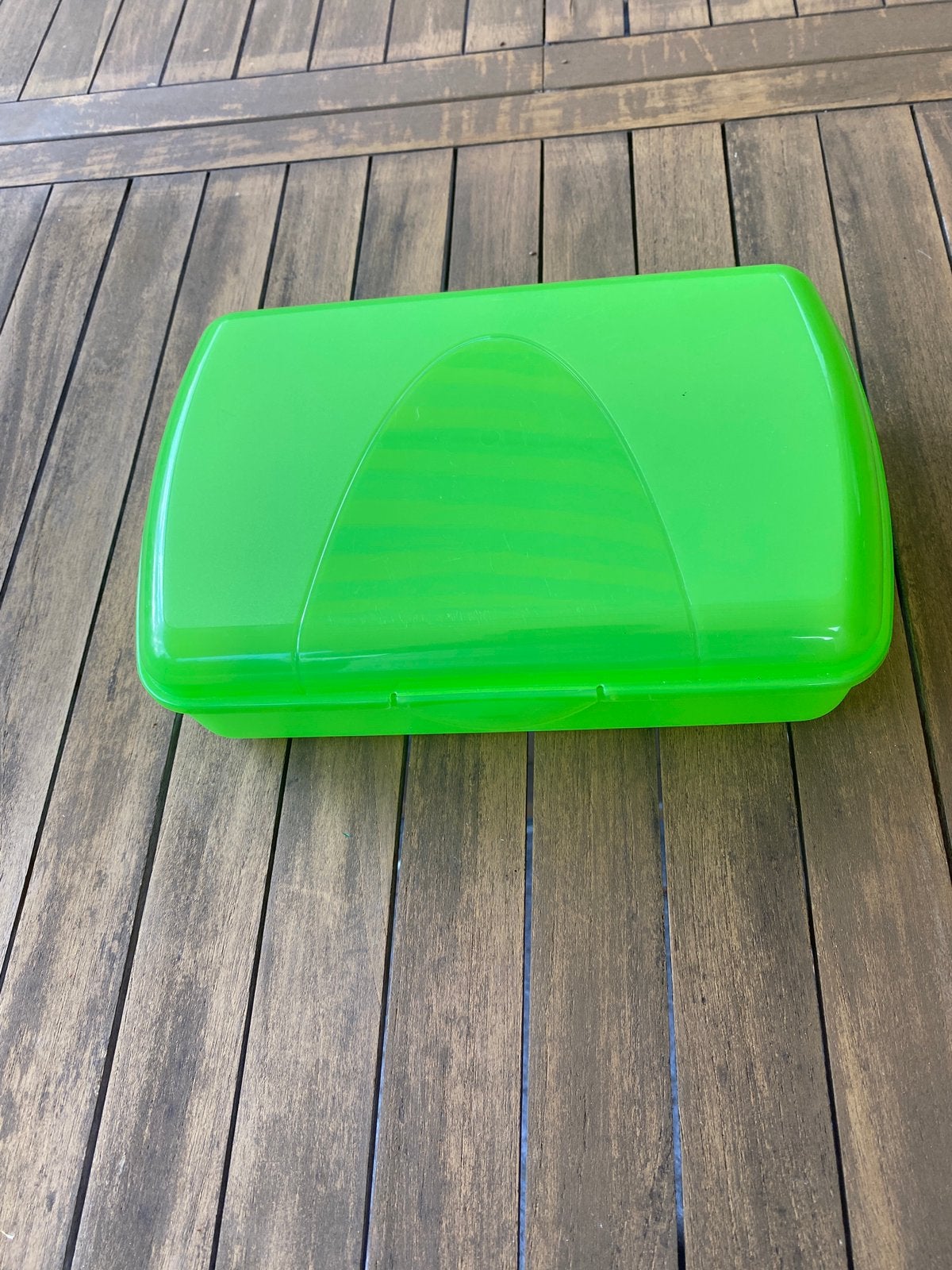 Mooie grote groene vershoud doos, Ophalen of Verzenden, Zo goed als nieuw