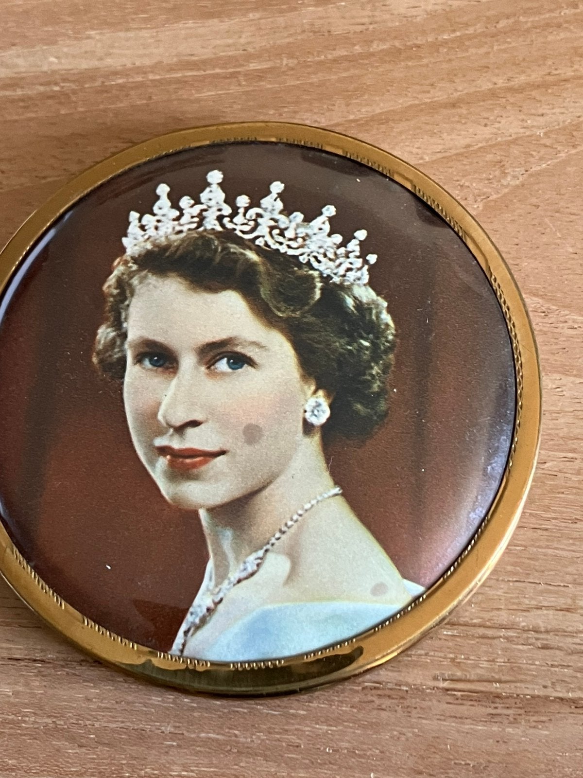 Boîte à poudre British QUEEN, Enlèvement ou Envoi, Utilisé, Autres types