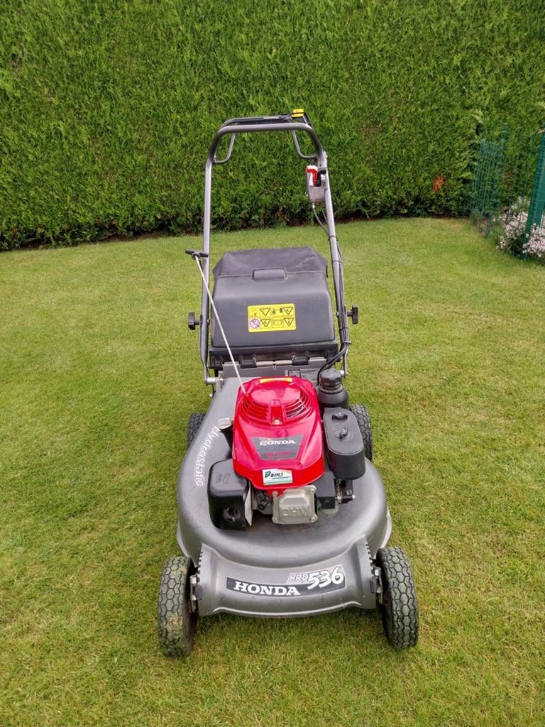 Benzinegrasmaaier Honda H.R.D. Hydrostatic, Tuin en Terras, Grasmaaiers, Ophalen, Cirkelmaaier, Honda, Gebruikt