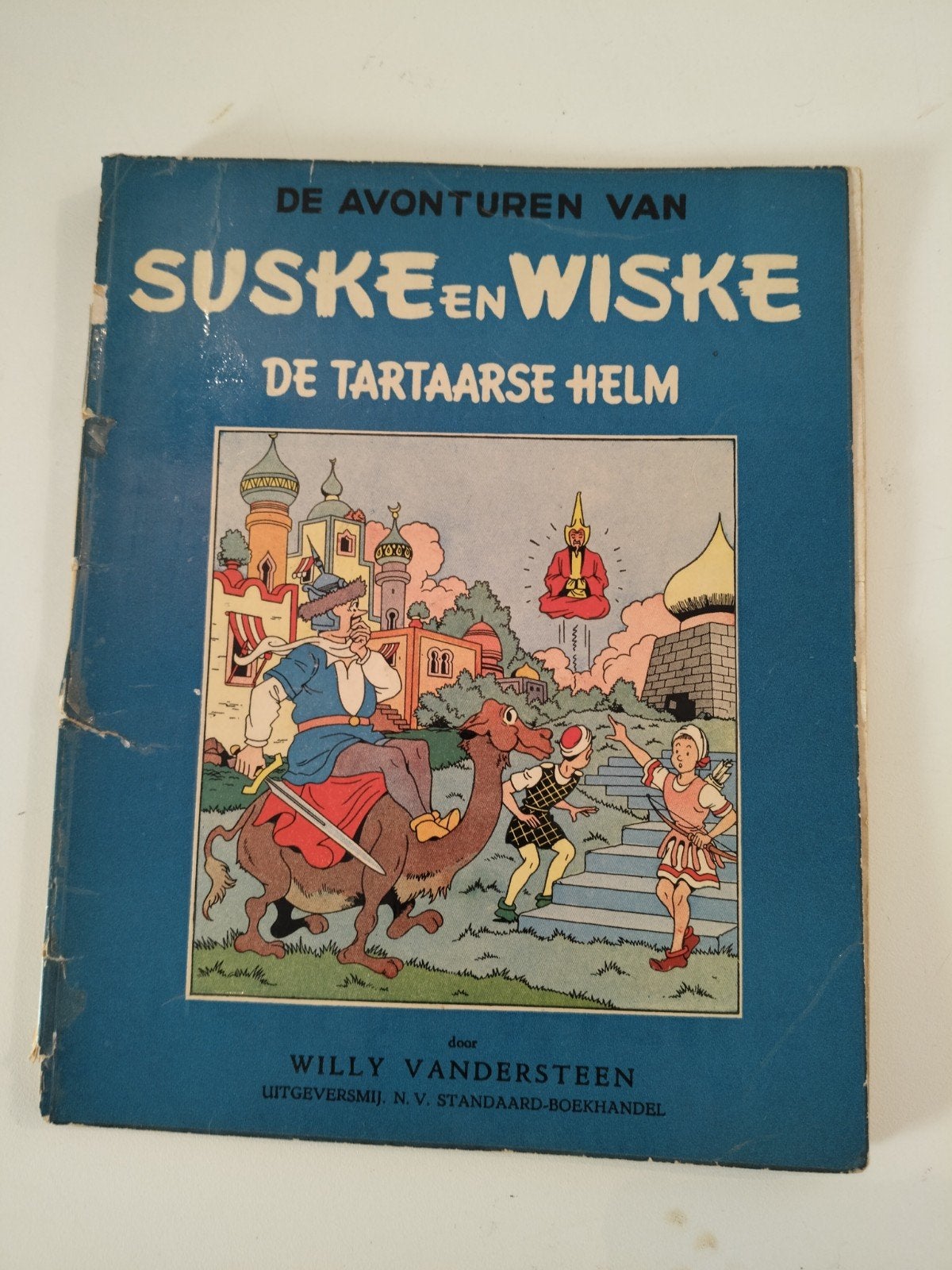 Suske en Wiske. De Tartaarse helm, Eén stripboek, Ophalen of Verzenden, Gelezen, Willy Vandersteen