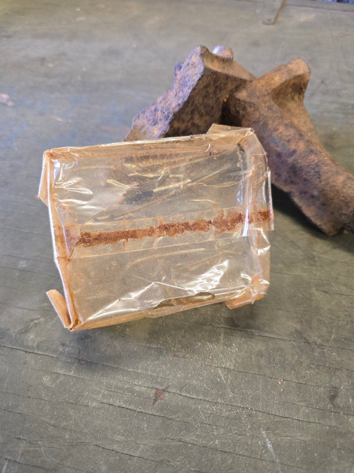 WWII US plastic cover K ration, Verzamelen, Militaria | Tweede Wereldoorlog, Ophalen of Verzenden