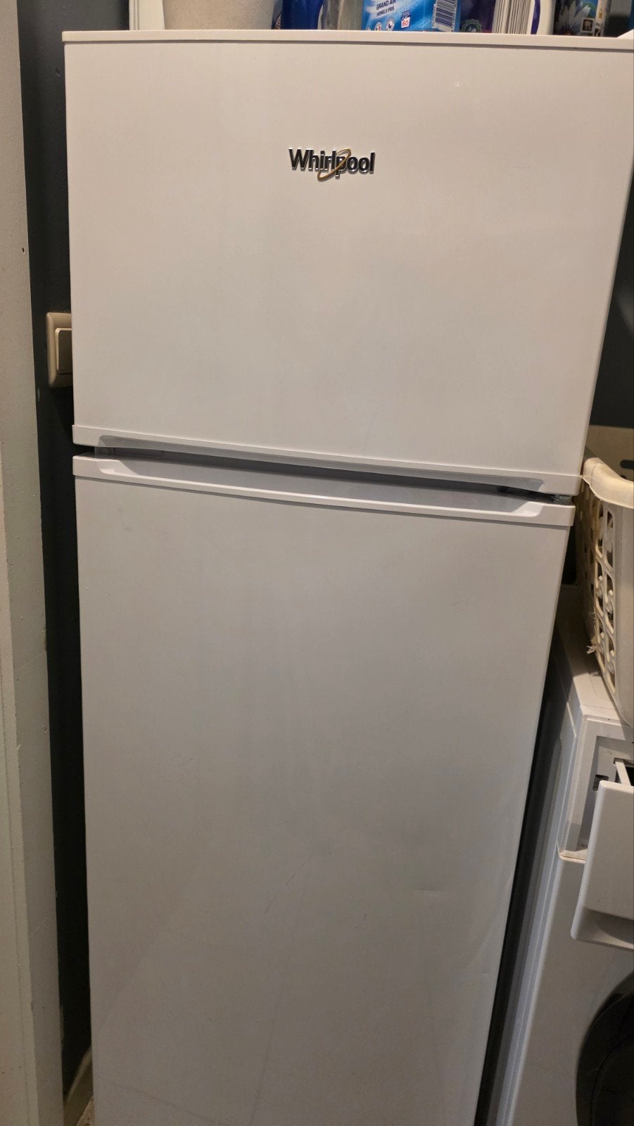 Whirlpool koel-vriescombinatie, Electroménager, Enlèvement, Utilisé, Avec congélateur séparé