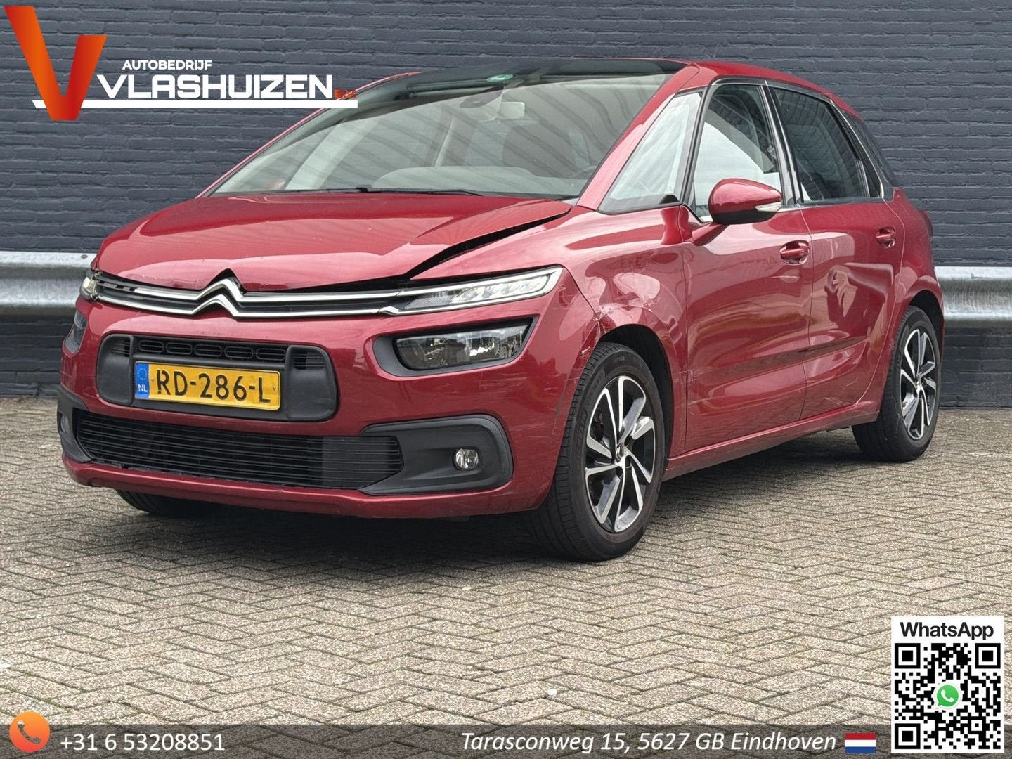Citroen C4 Picasso 1.2 PureTech Selection | Cruise | Airco |, Rouge, Achat, Entreprise, Boîte manuelle