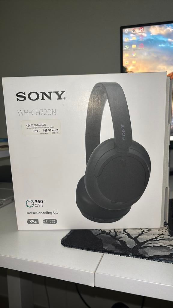 Casque Sony WH-CH720N, Ophalen, Zo goed als nieuw, Sony