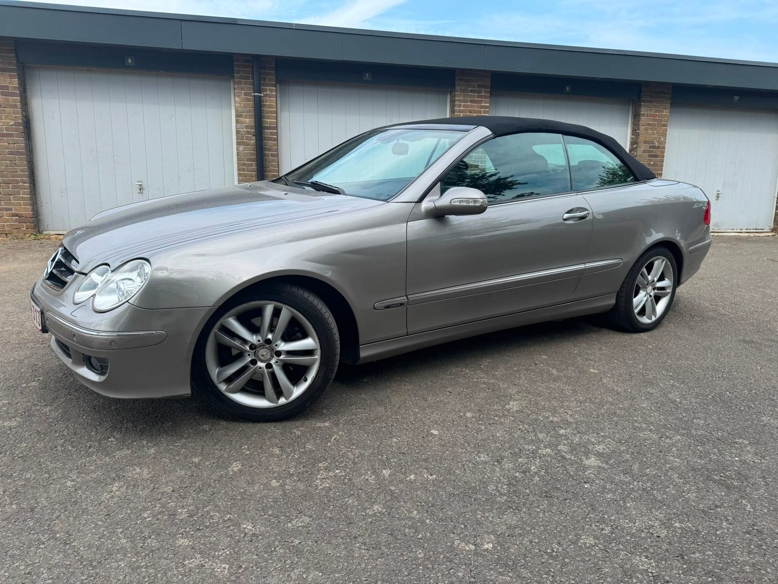 Mercedes Clk 200 cabrio, Auto's, Mercedes-Benz, Cabriolet, Leder, Handgeschakeld, Particulier