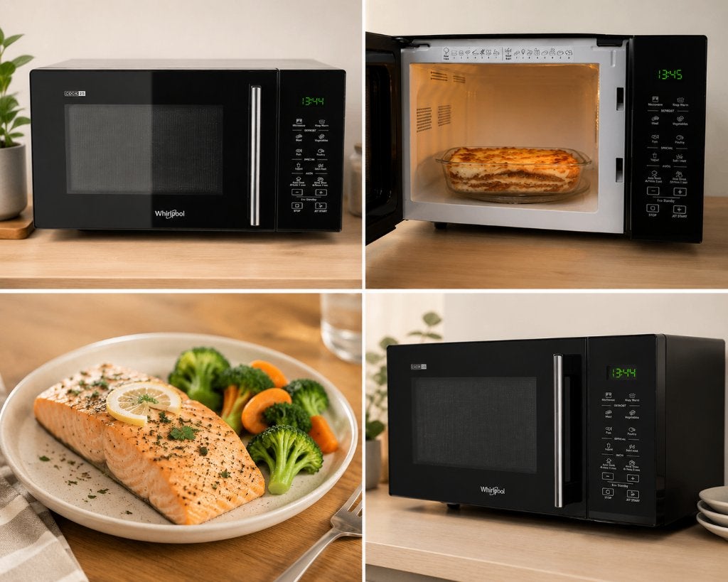 Whirlpool MWP 251 SB - Solo Magnetron - Zwart, Ophalen, Microgolfoven, Grill, Zo goed als nieuw