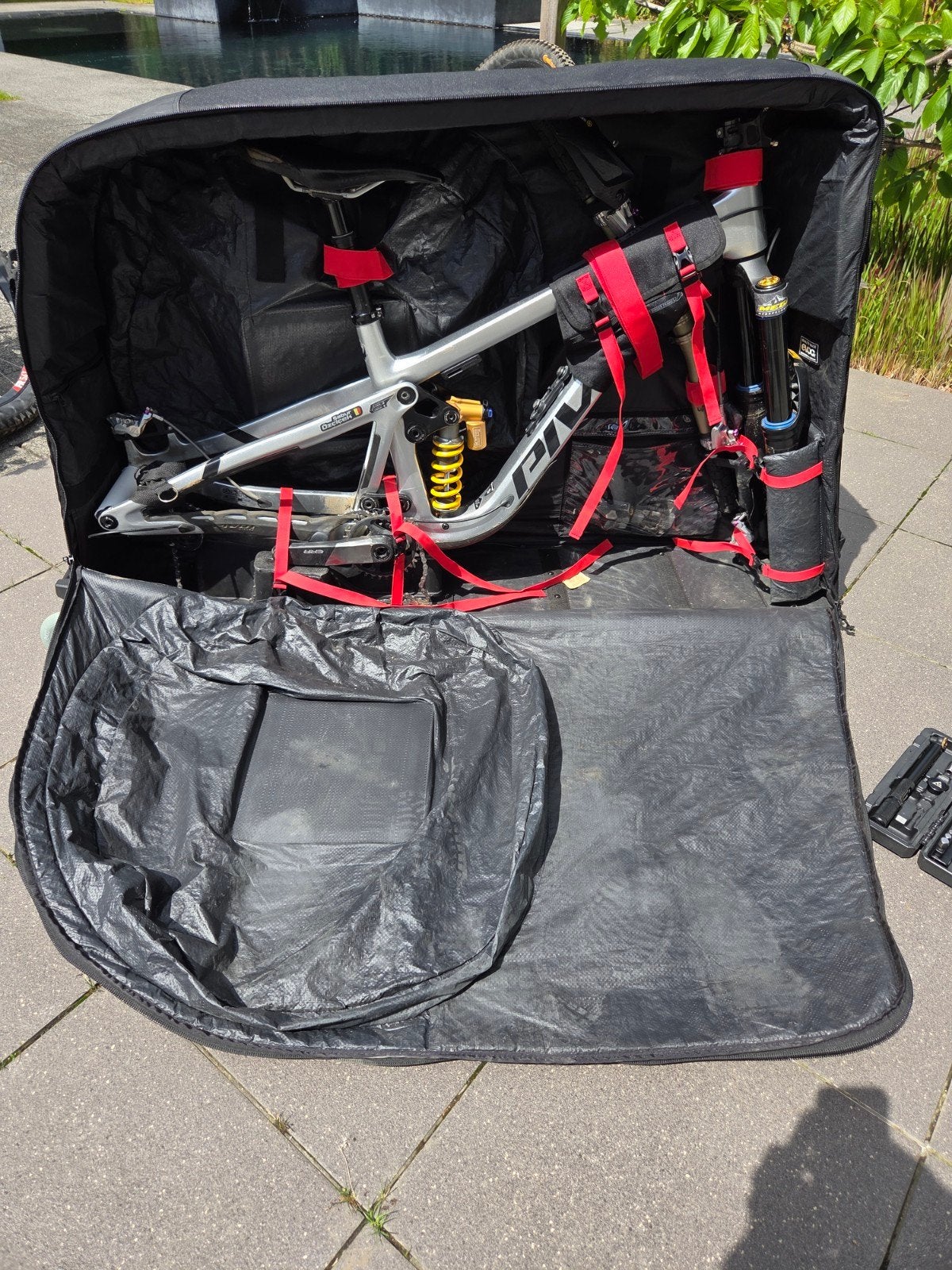TE HUUR: EVOC Bike Bag 280L, Fietsen en Brommers, Ophalen of Verzenden