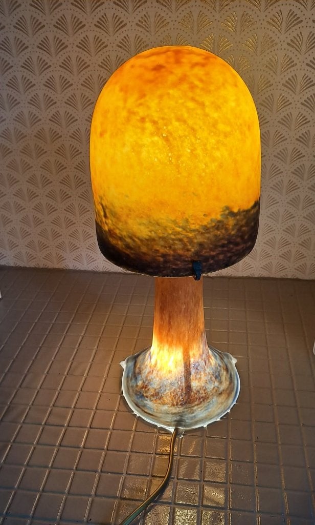 superbe lampe champignon, Antiquités & Art, Enlèvement
