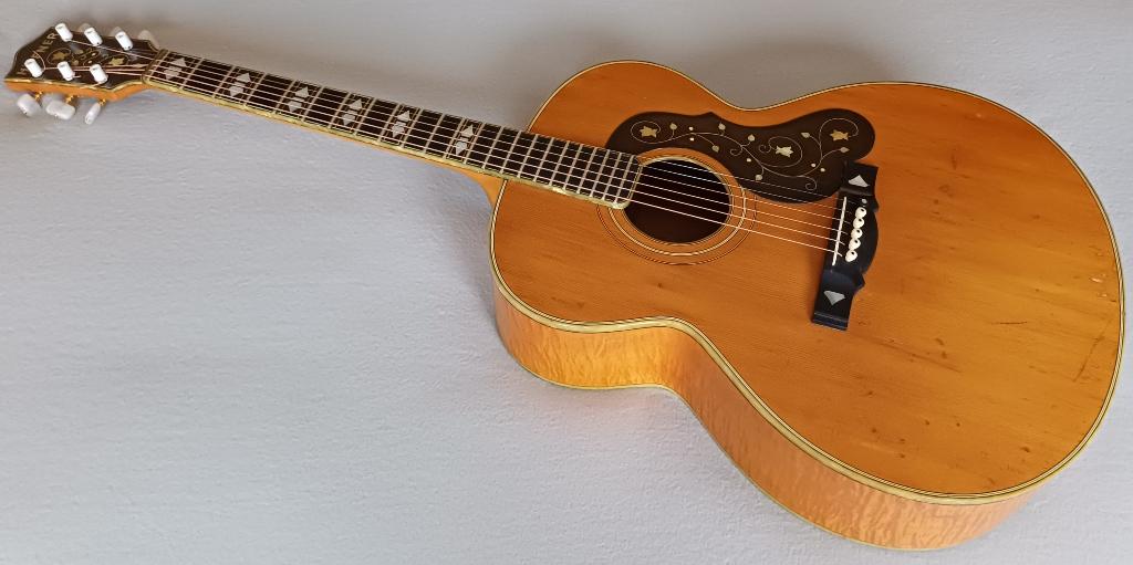 1956 Höfner Super Jumbo en très bon état, Musique & Instruments, Enlèvement, Comme neuf, Guitare Western ou Guitare Folk, Avec valise