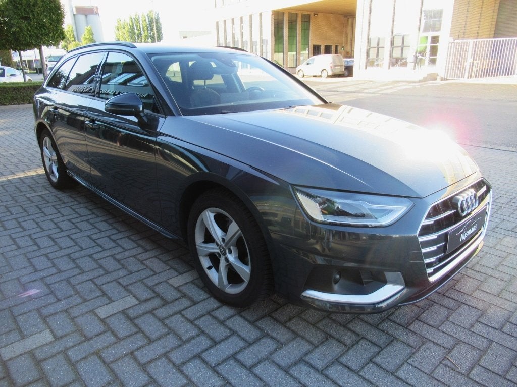 Audi A4 Avant 35 TDi S tronic MHEV-ACC-Massage-Navi-Airco, Autos, Argent ou Gris, Achat, 139 g/km, Euro 6