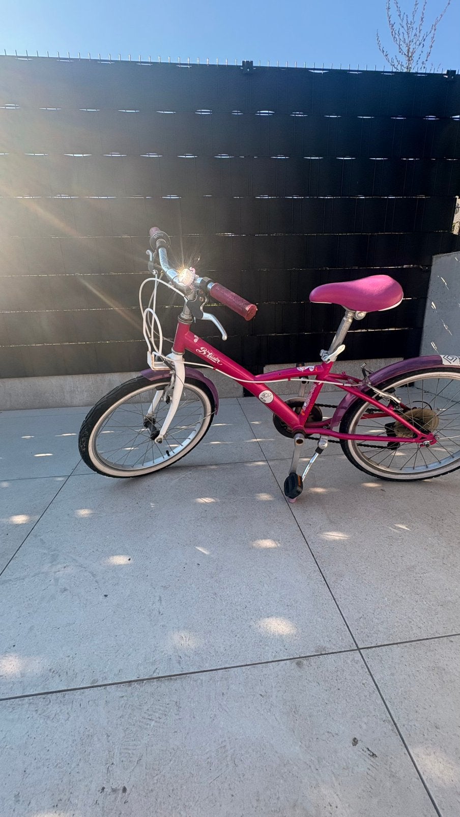 Roze kleine fiets, Ophalen, Zo goed als nieuw