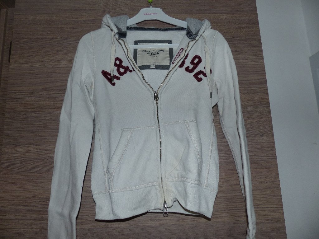 Abercrombie & Fitch kids sweater - maat XS, Wit, Ophalen of Verzenden, Zo goed als nieuw, Maat 34 (XS) of kleiner
