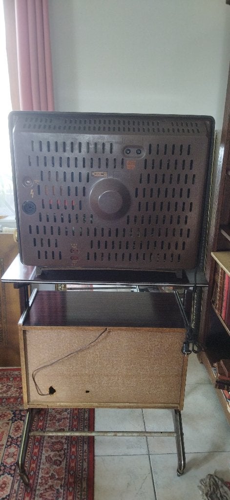 superbe tv philips 1962-vintage-très bel état- automatique, Enlèvement, Utilisé, 60 à 80 cm, Philips