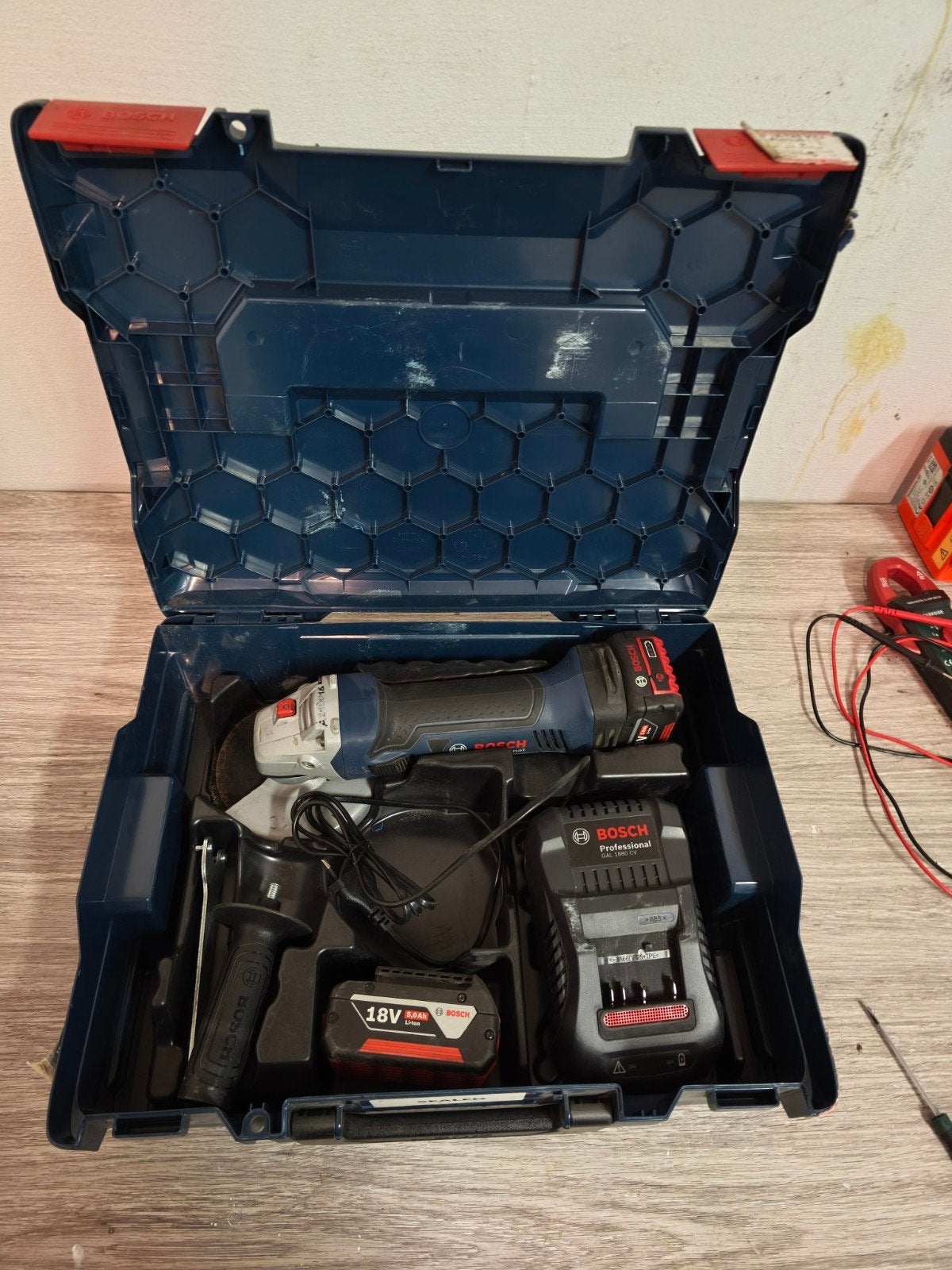 Bosch GWS 18-125 V-LI professionnel, Bricolage & Construction, Enlèvement ou Envoi, Comme neuf, Moins de 700 watts, Meuleuse d'angle