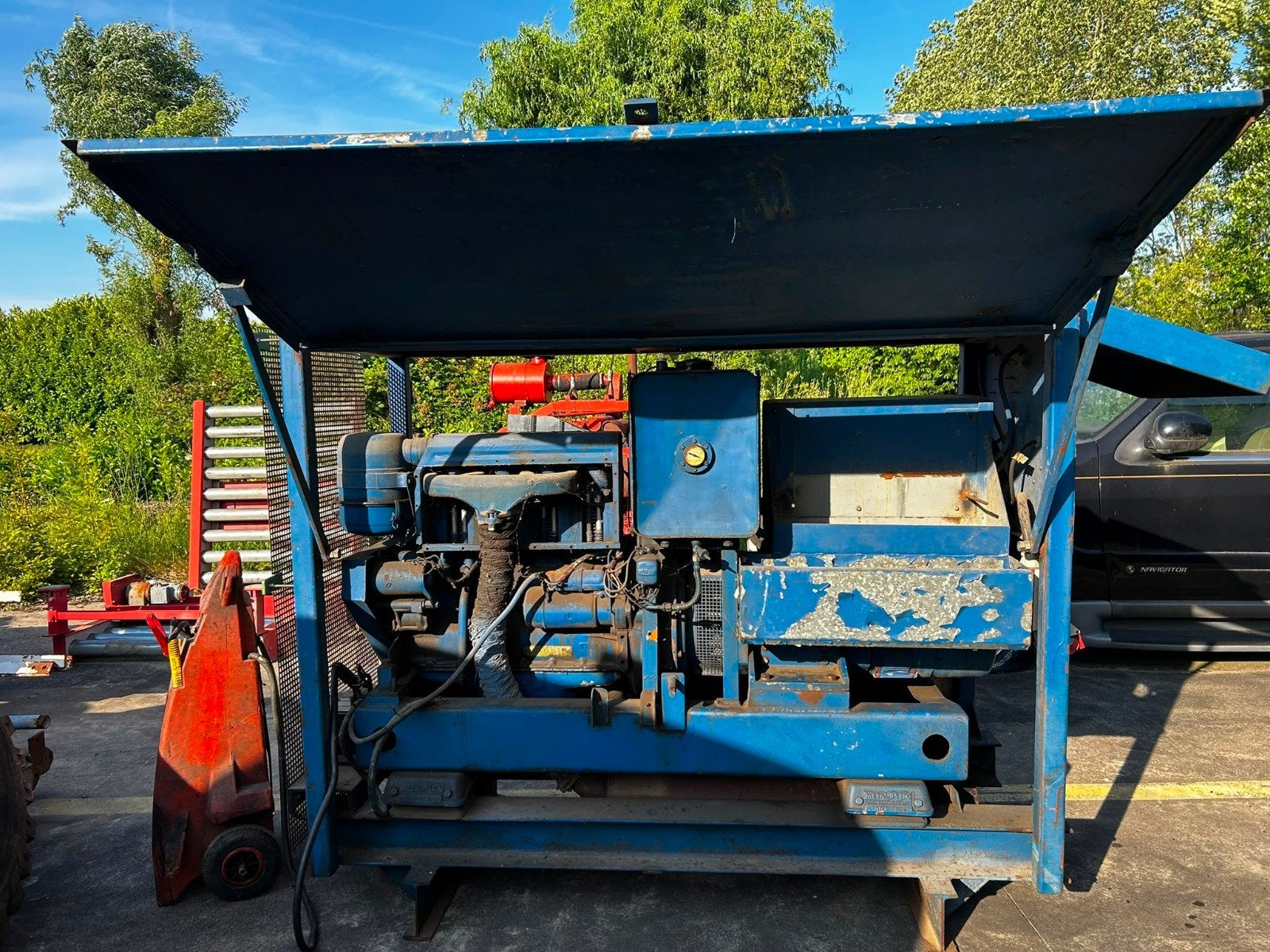Générateur Deutz 4 cil 912 30 kva, Enlèvement, Comme neuf, 30 kVA ou plus, Huile diesel