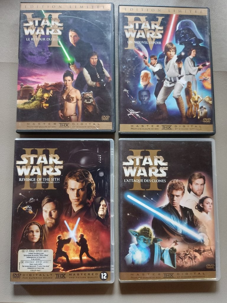 Star Wars 4 doubles DVD, Verzamelen, Ophalen, Zo goed als nieuw