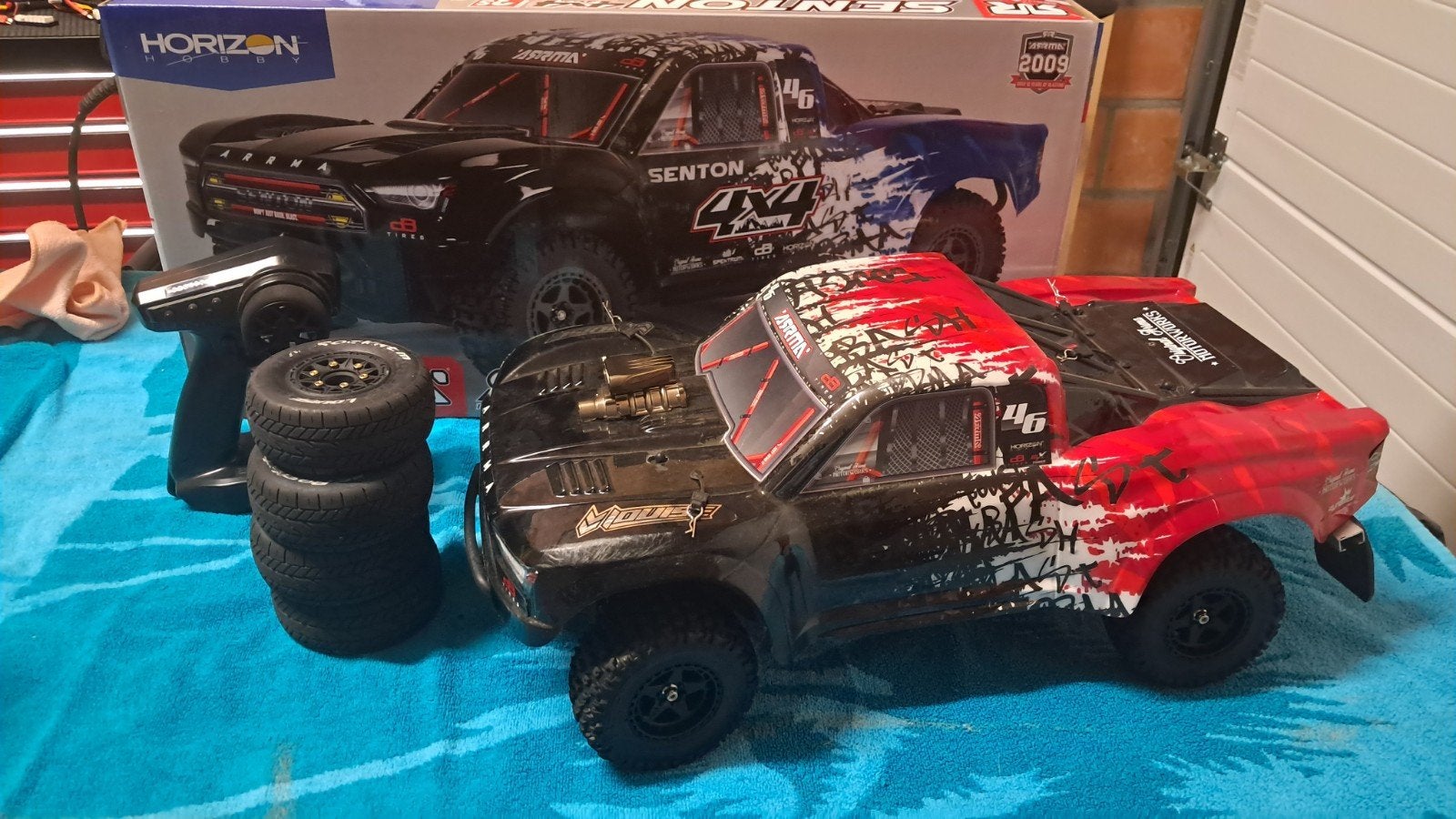 arrma senton 4x4 3s blx, Elektro, Auto offroad, Ophalen of Verzenden, Zo goed als nieuw