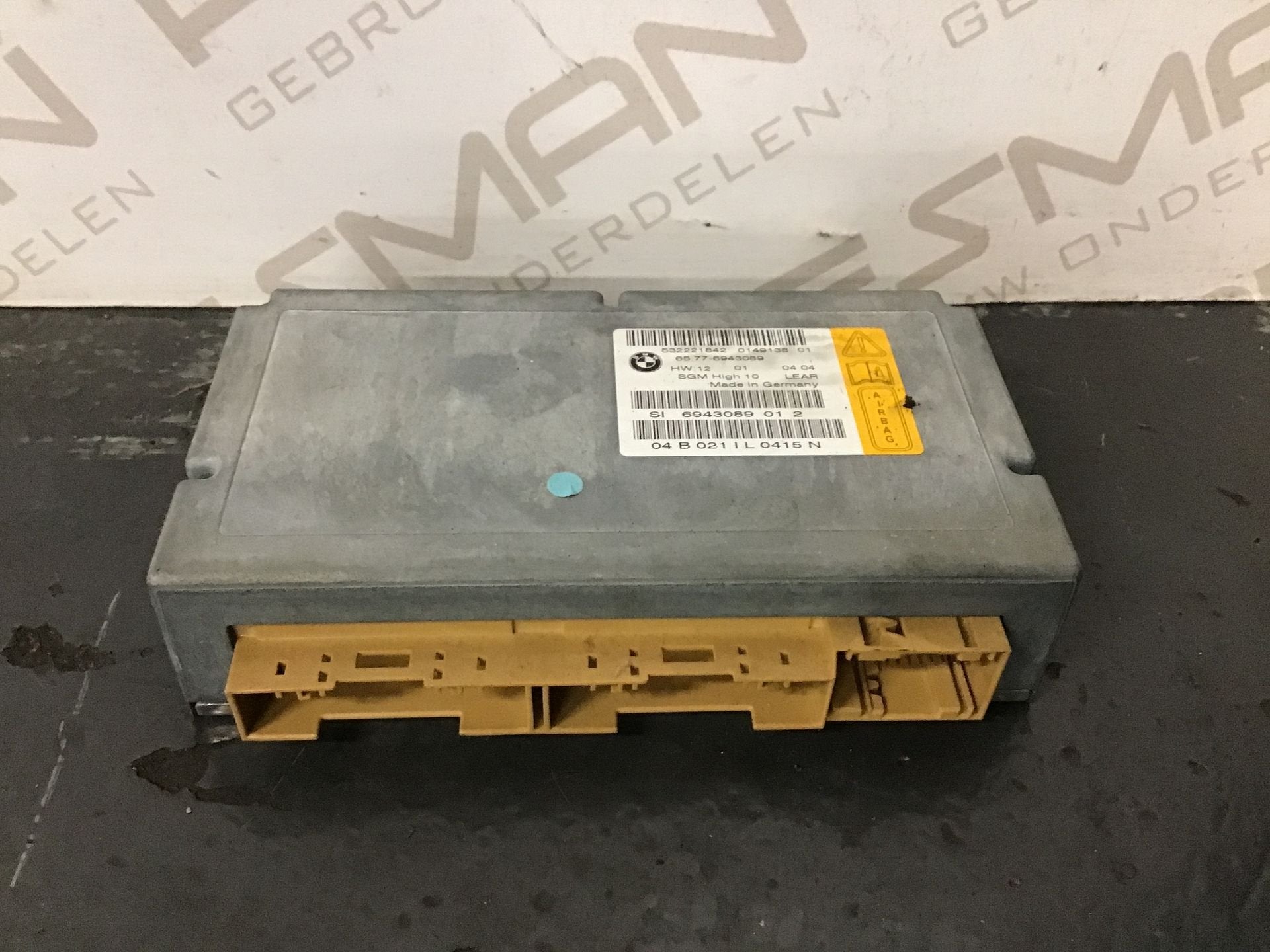 Airbagmodule BMW E60 65776943089, -, Utilisé, -, -