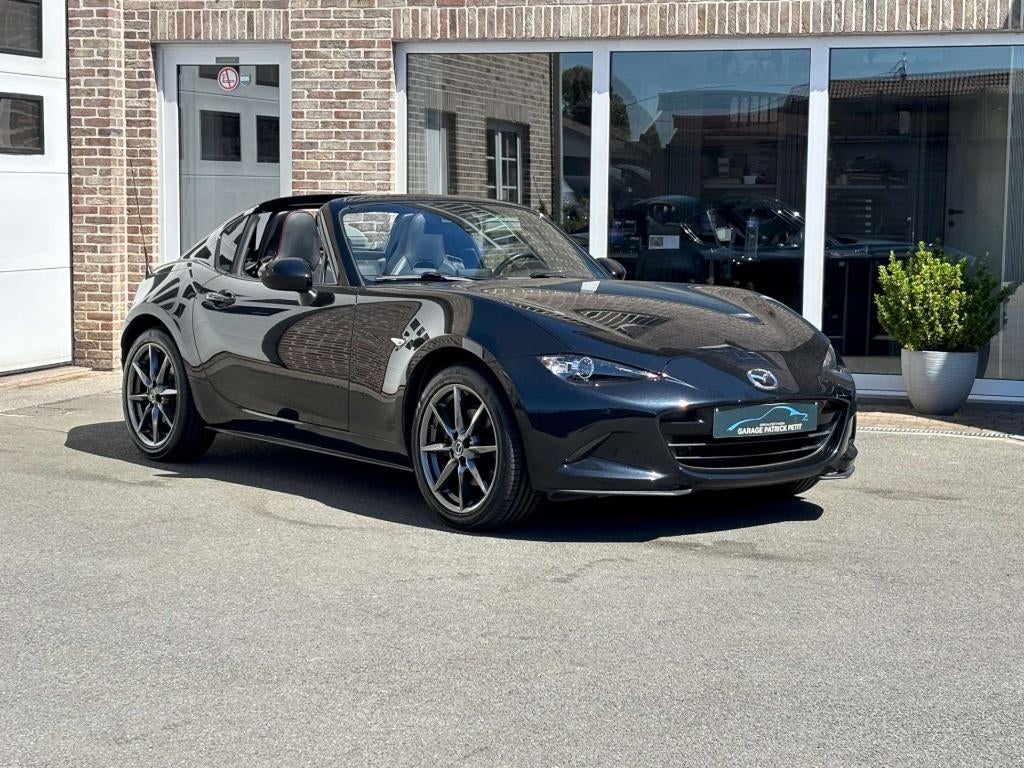 Mazda MX-5 2.0 ND RF / Recaro / Bilstein / 38000km, Achterwielaandrijving, 4 cilinders, Cabriolet, Zwart