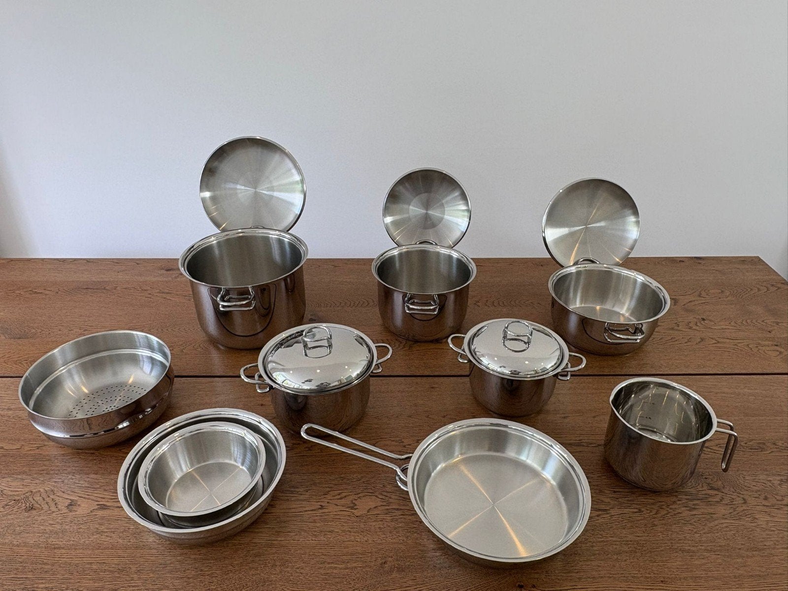 ensemble de casseroles serafino, Maison & Meubles, Cuisine | Casseroles & Poêles, Neuf, Inox, Revêtement antiadhésif, Enlèvement