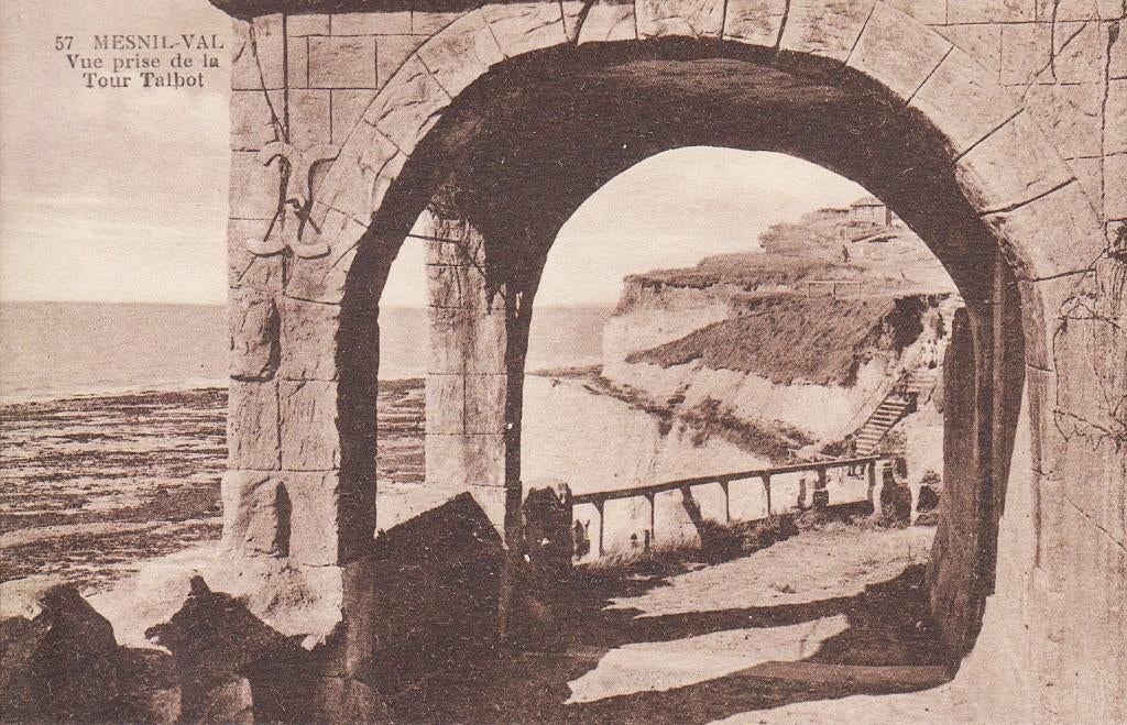 1930 - FRANKRIJK - Mesnil-Val: Vue prise de la Tour Talbot, Verzamelen, Postkaarten | Buitenland, Verzenden, 1920 tot 1940, Ongelopen