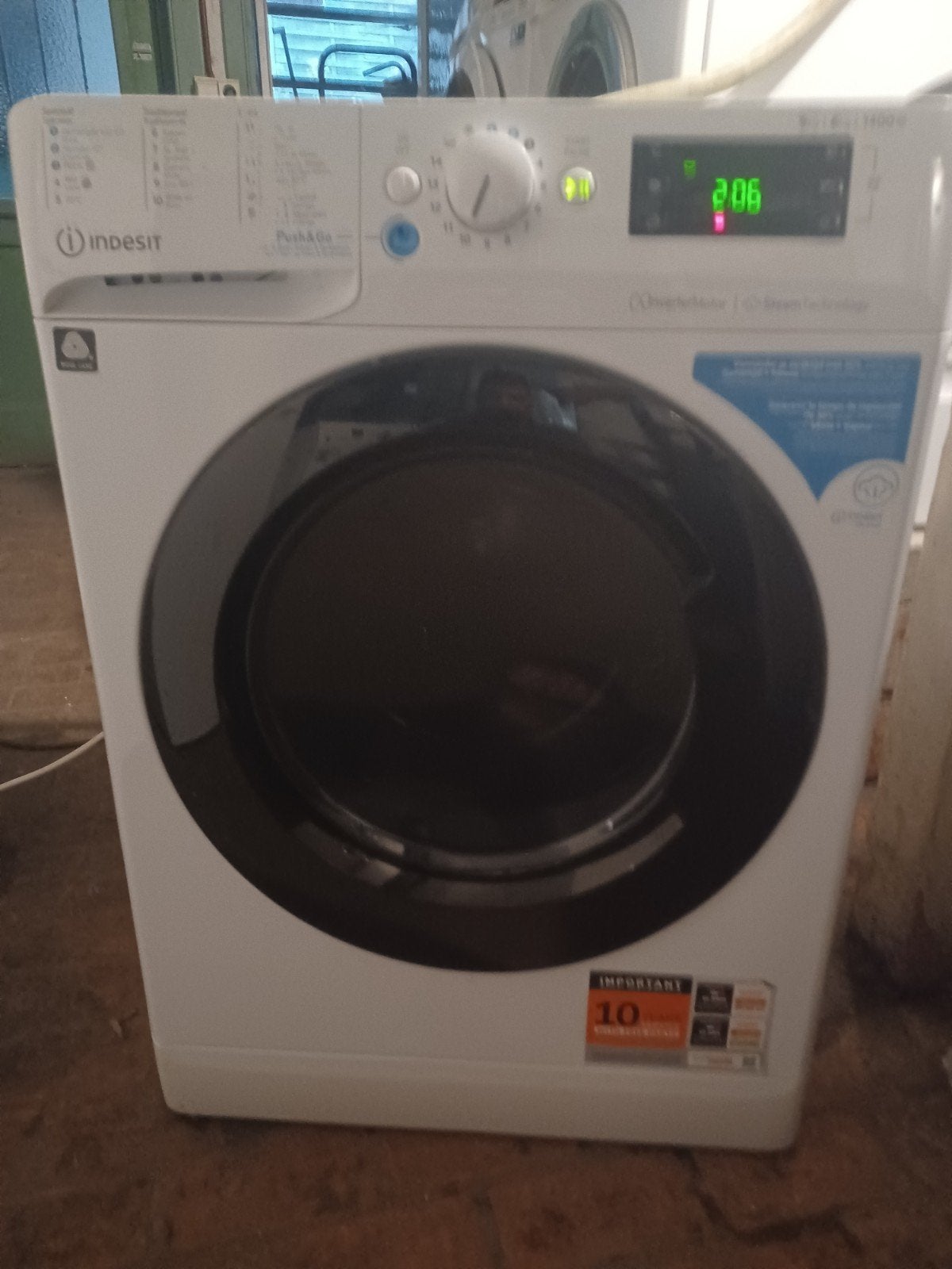 wasmachine met drooger van indesit A+++ werkt perfect, Elektronische apparatuur, Droogkasten, Ophalen of Verzenden