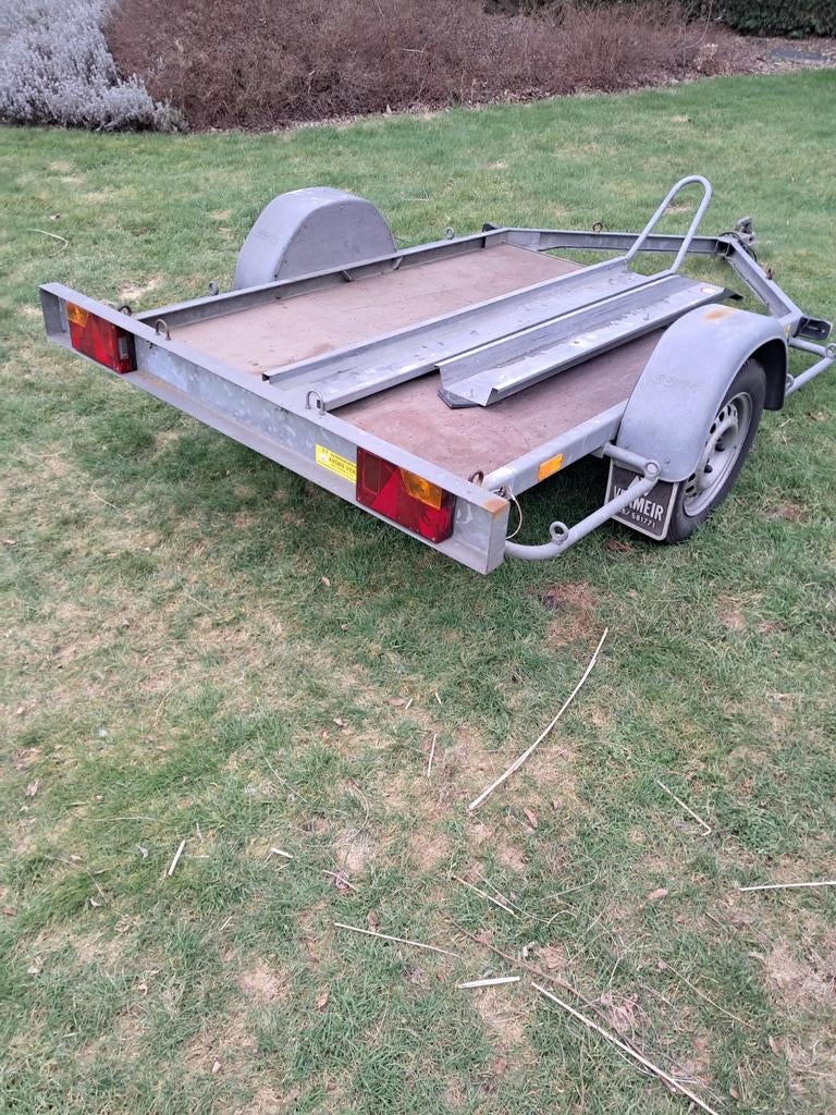 Te huur motor trailer, Ophalen of Verzenden