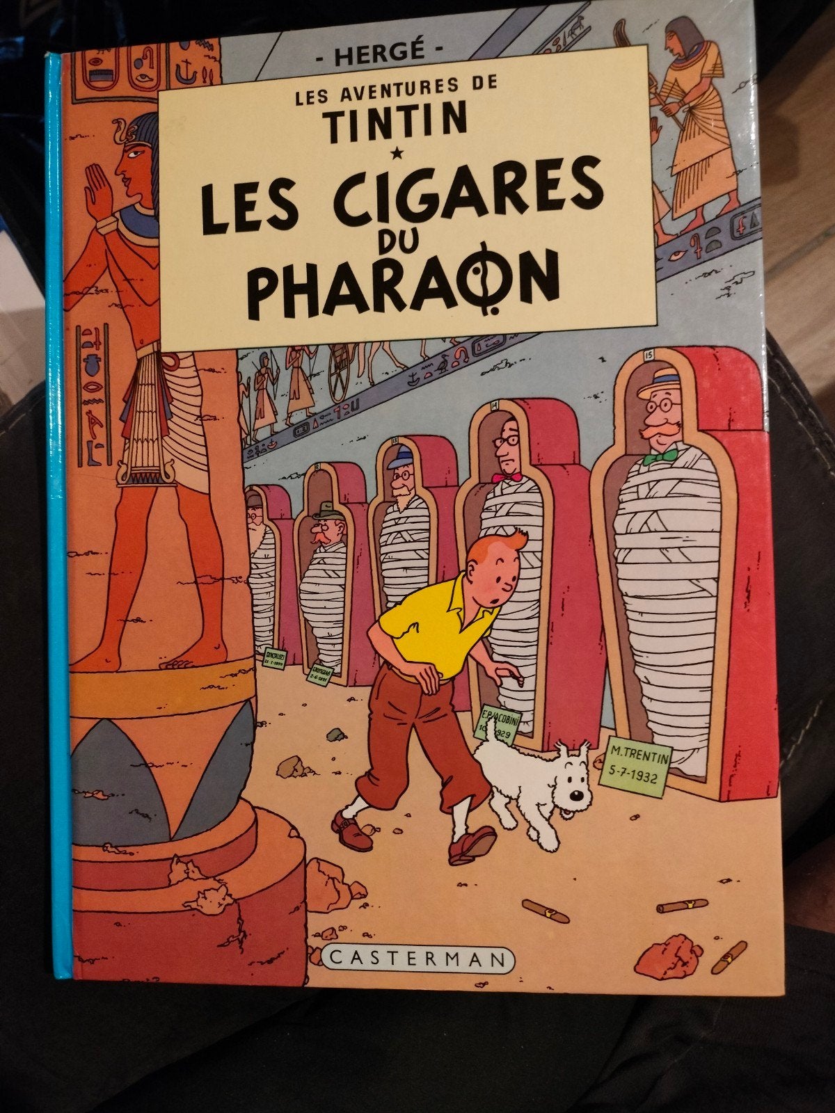 Tintin - Les cigares du pharaon, Enlèvement ou Envoi